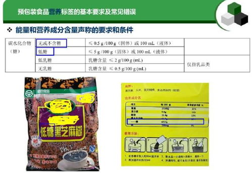 预包装食品标签通用要求及常见错误汇总